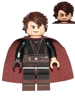 Lego Anakin Skywalker Star Wars Minifigure Short Legs Detailed Shirt Pieces 