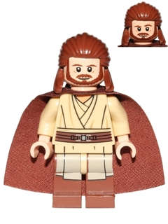 LEGO Qui-Gon Jinn without Cape Minifigure