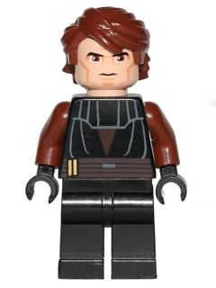 Genuine Lego ANAKIN SKYWALKER Minifigure Star Wars 7660 Young Short Legs 