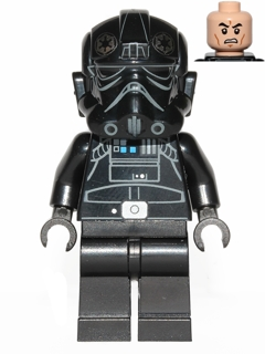 Lego Star Wars Minifigure body Torso TIE Interceptor Pilot Minifig Part 7659 