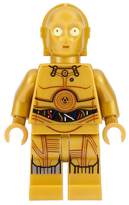 LEGO Star Wars Minifigure Droids - C-3PO and R2-D2 (75136)