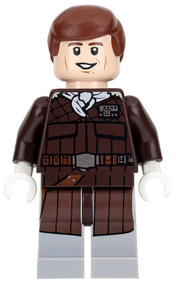 SW0709 NEW LEGO HAN SOLO FROM SET 75138 STAR WARS EPISODE 4/5/6 