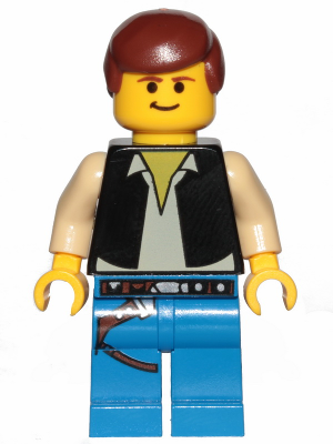 Figurka LEGO Han Solo, dvacáté výročí zepředu