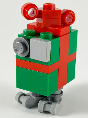 Figurka LEGO Vánoční Gonk Droid zepředu