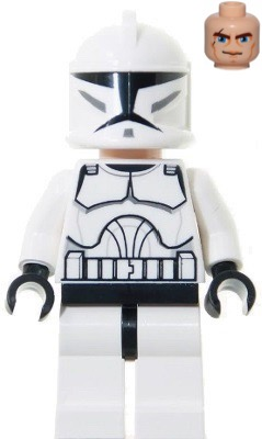 Lego Star Wars Clone Wars Clone Trooper sw0201 Minifigure 