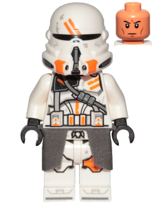 TAN Custom Lego Star Wars clone trooper armor Kama waist cape shoulder 