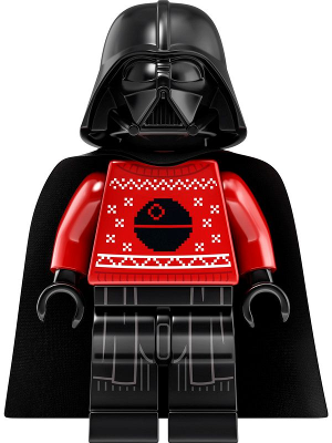 Darth Vader &#40;Red Christmas Sweater with Death Star&#41;