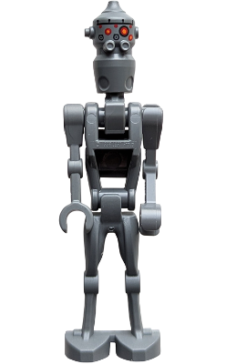 Assassin Droid (IG-88) - Dark Bluish Gray, Molded Head
