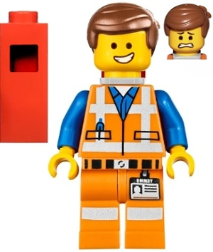 New LEGO Smile/Scream The LEGO Movie 2 Emmet Minifigure tlm113 