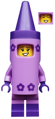Figurka LEGO Kostým voskovky zepředu