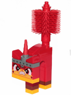 LEGO Movie Angry Kitty Minifigure Red Unikitty Microbuild