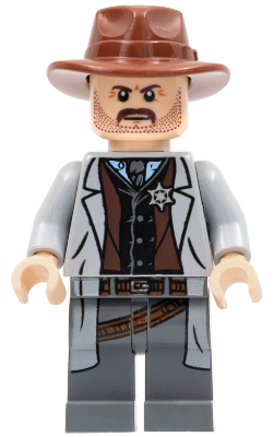 LEGO Dan Reid Sheriff Minifigure Cowboy Western The Lone Ranger tlr004 Set 79109 