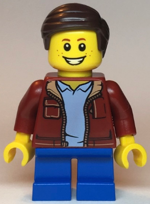 Lego Pirate Captain Minifigure from set 31109 Pirates Blue Coat NEW pi185