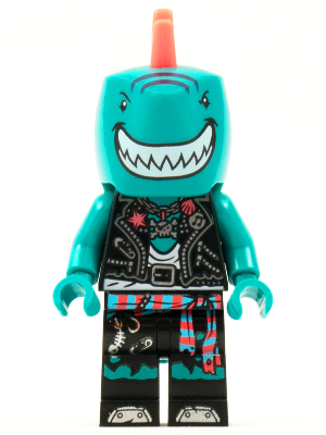 Shark Singer, Vidiyo Bandmates, Series 1 &#40;Minifigure Only without Stand and Accessories&#41;