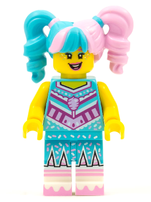 Cotton Candy Cheerleader, Vidiyo Bandmates, Series 1 (Minifigure Only without Stand and Accessories)