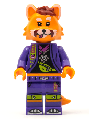 Red Panda Dancer, Vidiyo Bandmates, Series 1 (Minifigure Only without Stand and Accessories)