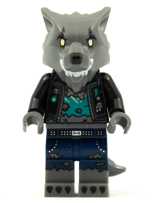Werewolf Drummer, Vidiyo Bandmates, Series 1 &#40;Minifigure Only without Stand and Accessories&#41;
