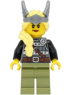 LEGO® Viking Warrior Male Creator Minifigure with Dark Orange