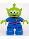Minifig No: 47205pb022  Name: Duplo Figure Lego Ville, Toy Story Alien (4644701 / 4651123)