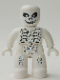 Minifig No: 47394pb049  Name: Duplo Figure Lego Ville, Skeleton