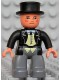 Minifig No: 47394pb096  Name: Duplo Figure Lego Ville, Male, Thomas & Friends Sir Topham Hatt (4506027)
