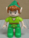 Minifig No: 47394pb184  Name: Duplo Figure Lego Ville, Never Land Pirates, Peter Pan