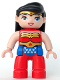 Minifig No: 47394pb212  Name: Duplo Figure Lego Ville, Wonder Woman