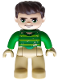 Minifig No: 47394pb243  Name: Duplo Figure Lego Ville, Sandman