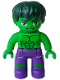 Minifig No: 47394pb247  Name: Duplo Figure Lego Ville, Hulk