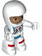 Minifig No: 47394pb309  Name: Duplo Figure Lego Ville, Astronaut Male, White Spacesuit and Helmet (6343339)
