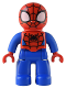 Minifig No: 47394pb324  Name: Duplo Figure Lego Ville, Spider-Man, Large Eyes