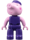 Minifig No: 47394pb360  Name: Duplo Figure Lego Ville, Grandpa Pig (6474555)