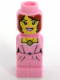 Minifig No: 85863pb071  Name: Microfigure Lego Champion Female Pink Dress