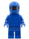 Minifig No: adp076  Name: Spacesuit - Blue with Air Tanks, Pearl Dark Gray Head