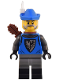 Minifig No: adp099  Name: Mountain Fortress Black Falcon Archer - Male