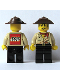 Minifig No: adv010a  Name: Johnny Thunder (Desert) with LEGO Logo on Back
