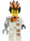 Minifig No: agt013  Name: Dr. Inferno (Pearl Light Gray Claw)