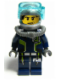 Minifig No: agt020a  Name: Agent Chase - Diving Gear - Single Sided Head