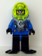 Minifig No: aqu028  Name: Hydronaut 3 with Black Flippers
