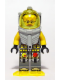 Minifig No: atl014  Name: Atlantis Diver 6 - Jeff Fisher - With Yellow Flippers and Trans-Yellow Visor