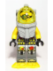 Minifig No: atl023  Name: Atlantis Diver 7 - Brains - With Yellow Flippers and Trans-Yellow Visor