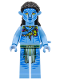 Minifig No: avt004  Name: Neytiri - Lime and Magenta Feather Necklace, Closed Mouth Smile