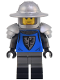 Minifig No: bdp104  Name: Mountain Fortress Black Falcon Soldier - Helmet with Broad Brim, Shoulder Armor