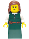 Minifig No: bdp173  Name: Forest Stronghold Peasant - Female