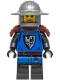 Minifig No: bdp217  Name: Black Falcon - Male, Pearl Dark Gray Detailed Legs, Flat Silver Helmet with Broad Brim, Reddish Brown Spiked Shoulder Pads
