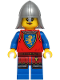 Minifig No: bdp223  Name: Lion Knight - Female, Flat Silver Neck Protector