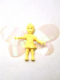 Minifig No: belvfairy05a  Name: Belville Fairy - Light Yellow with Stars Pattern (Millimy) - With Wings and Bow