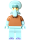 Minifig No: bob041  Name: Squidward Tentacles - Light Aqua, Medium Nougat Shirt