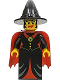 Minifig No: cas032  Name: Fright Knights - Witch with Cape