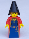 Minifig No: cas033  Name: Knights Kingdom I - Queen Leonora (Maiden with Black Cone Hat)